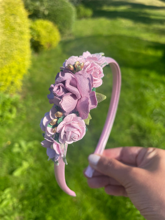 Lilac Flower Headband