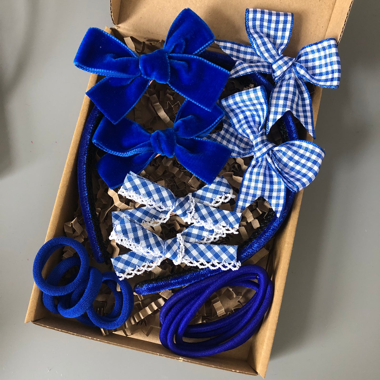 Royal Blue Hair Bows