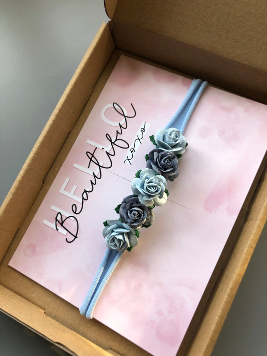 Baby Blue Baby Headband